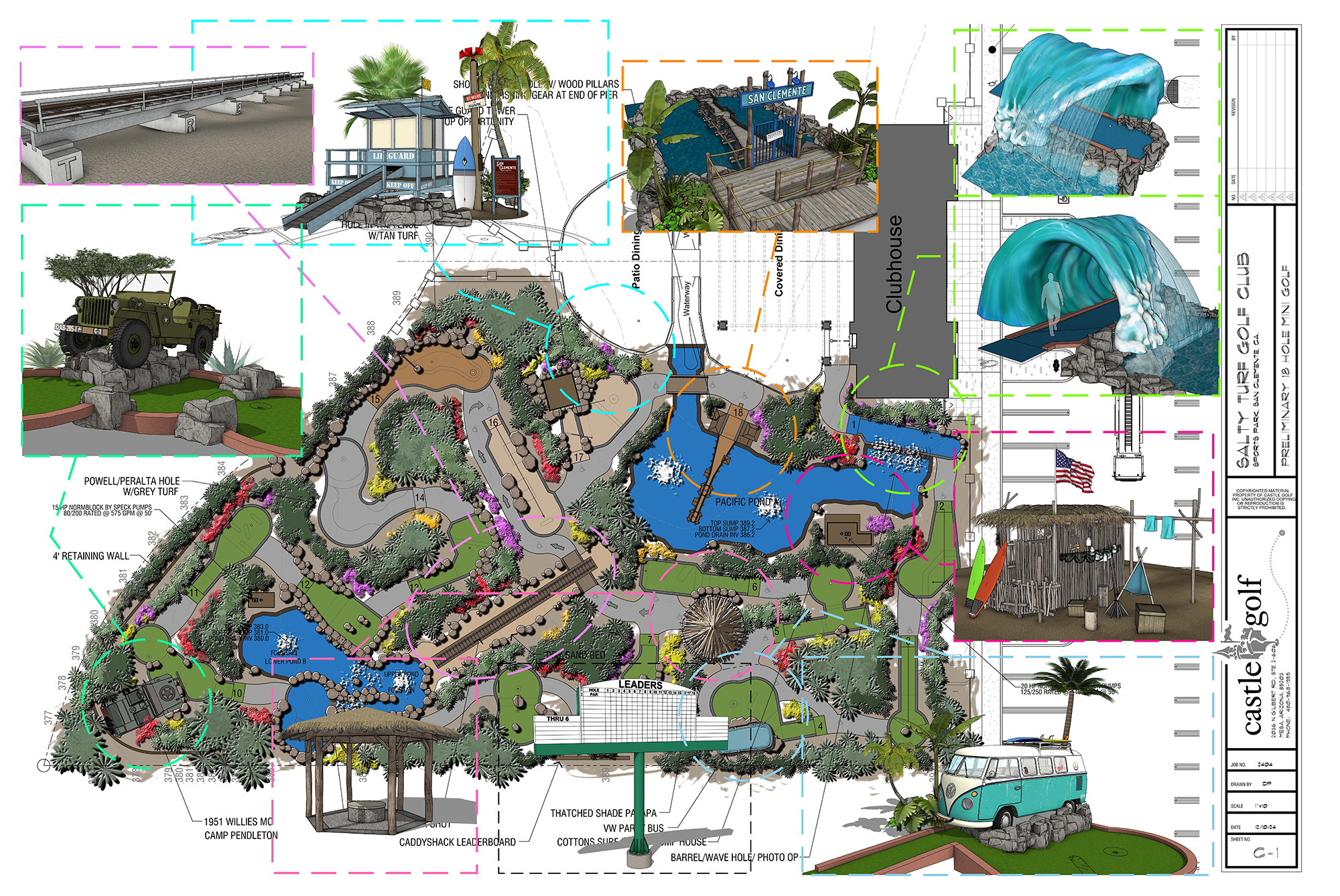 san clemente mini golf design