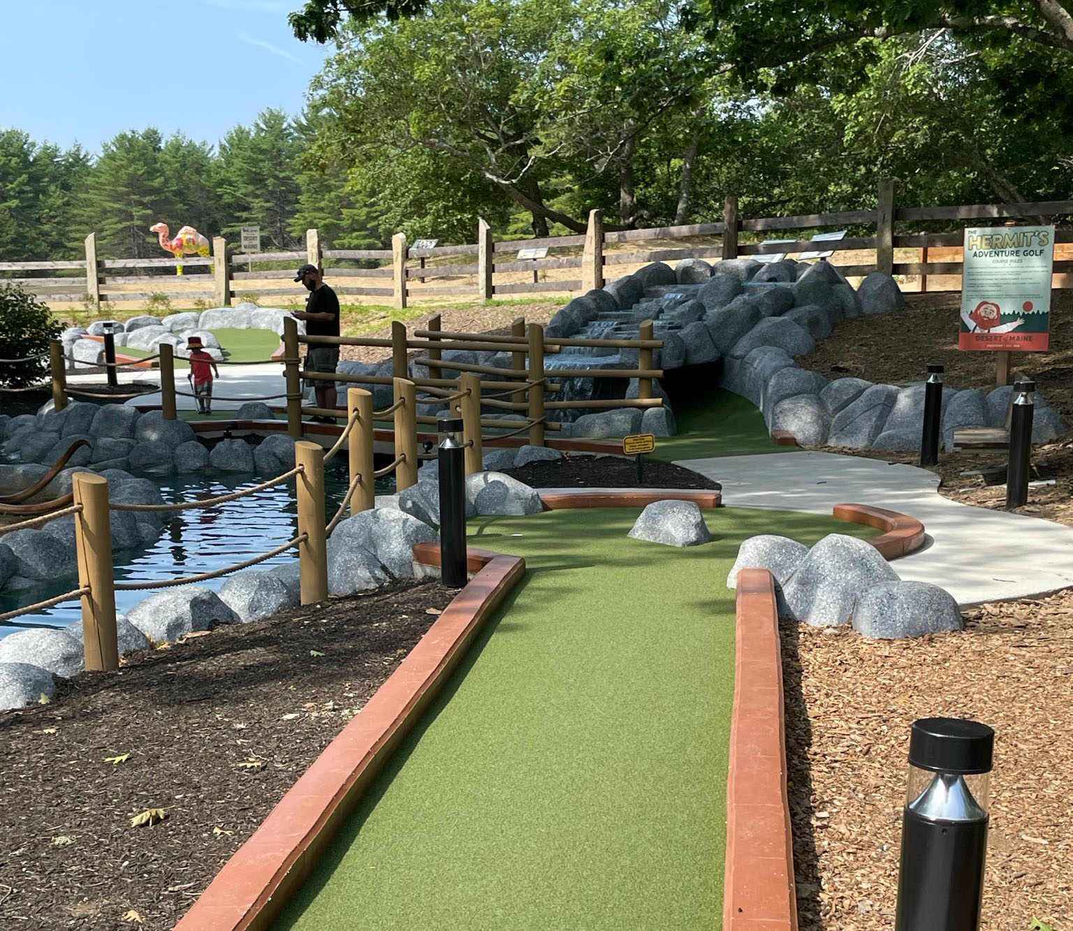 Desert Of Maine Mini Golf | Castle